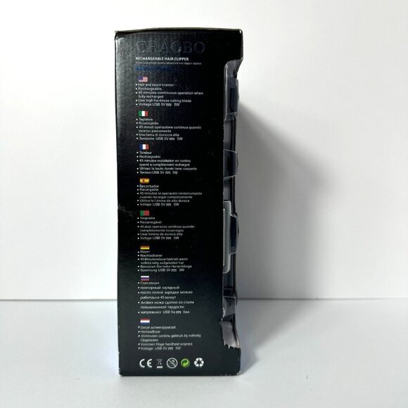 Chaobo Hair Clipper CB-805 7 in 1 Rechargeable Black Blue Cordless Grooming Kit - Picture 5 of 7